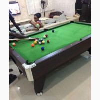 7ft Snooker Board Coffee Brown