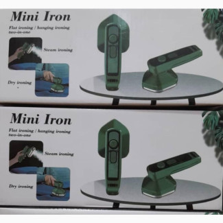 2-in-1 Mini Iron (Dry and Steam Iron)