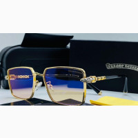 Stylish Chrome Heart Sunglasses - Brand New