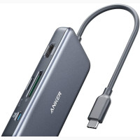 Anker USB C Hub 341 USB-C Hub (7-in-1) PD Media Hub