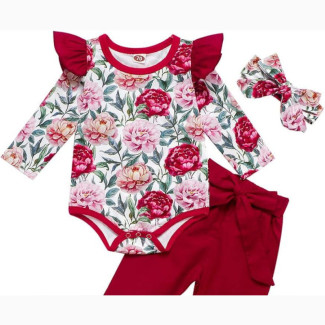 Patpat 3pcs Clothing Set for Girls 18-24 months