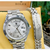 Rolex Fulldate Watch and Bracelet Set