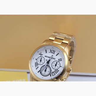 Michael Kors Chain Wrist Watch With Chronograph Action