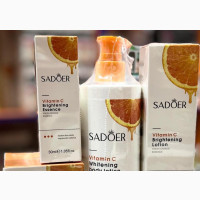 Sadoer Whitening Vit C Serum, Face Cream and Body Lotion