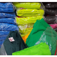 Plain Round Neck Tops - Unisex