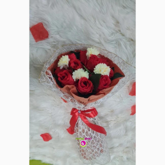 SALES -LOVE Hand Held Proposal Rose Flower Bouquet- Marriage