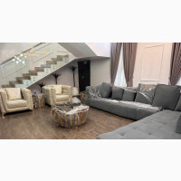 L-Shaped Seaters With Two Singles Sofa