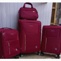 Swiss Polo Purple 4 Set Suitcase