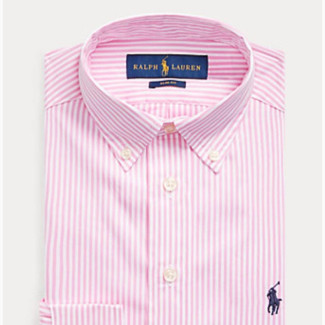 Polo Ralph Lauren Pink Multi Big XL Girl/Boy Striped Shirt