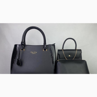 Handbag Set - Top Handle, Cross Shoulder, Long Strap