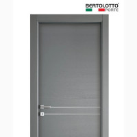 Dark Gray HDF Door With Complete Frame Architraves and Lock