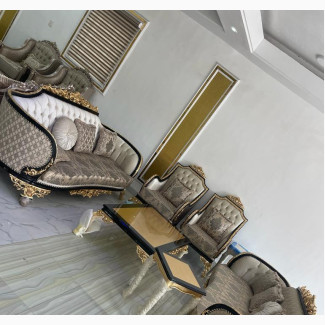 Modern Luxury Turkish Sofa Chairs With Table and Stools - Home Interiors