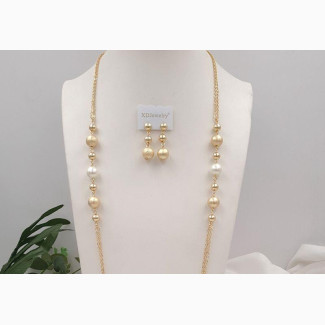 Dropping Steel Necklace Set