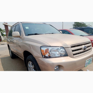 Toyota Highlander V6 2005 Gold