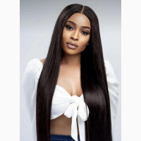 30” Bone Straight Wig With Kim K Closure