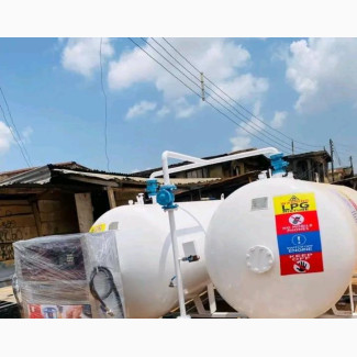 Gas Tank Construction With Dispenser