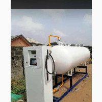 Gas Tank Construction With Dispenser