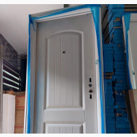 White Steel Door