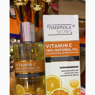 Nadinola Secret Vitamin C Oil - Moisturize and Whiten Your Skin