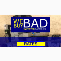 Inverter Batteries - We Buy Bad Ones