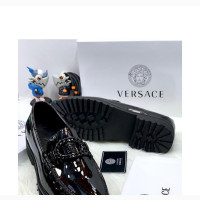 Versace Patent Leather Black Shoes