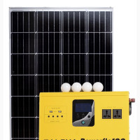 Industrial Lithium Solar Generator Home System With Panel