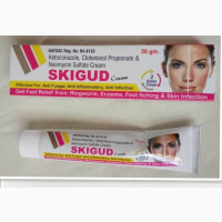 Skigud Cream - Effective Solution for Athletes Foot, Skin Infections, Ringworm, Eczema