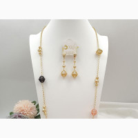 Stainless Steel Dropping Necklace Set - Fashion Jewelry