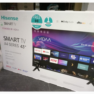 Brand New 43 Hisense Smart TV, A4 Series