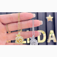 Stunning Blue Eye, Rose, and Cross Necklaces - Let Your Neck Shine with Beauty!