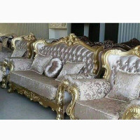 Complete Set of Carved Royal Sofas