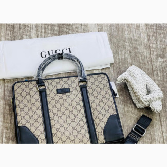 Gucci Laptop Bags - Brand New, Genuine Leather, Brown