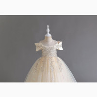 Shimmering Stoned Ball Dress