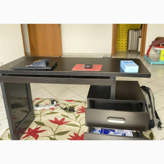 Office Table With Keyboard Tray and Three Drawers