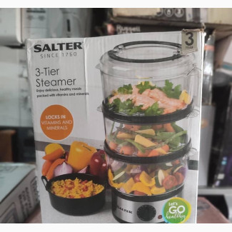Salter 3 Tier Steamer - Brand New