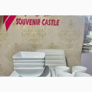 16pcs of Dinner Set Square Plates White (Best Quality Plate)