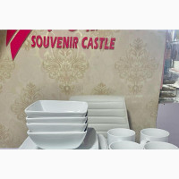16pcs of Dinner Set Square Plates White (Best Quality Plate)