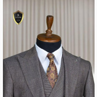 Luxury Italian 3pcs Mens Suit