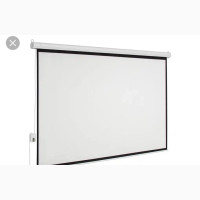 72 by 72 Electric Projector Screen - Brand New