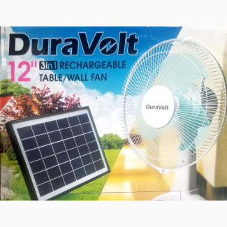 12” 3 in 1 Rechargeable Table Fan