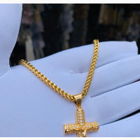Luxury Hublot Necklace with Iced Pendant - Brand New