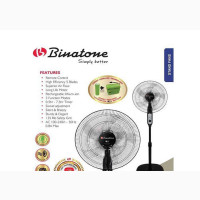 Binatone 18 Rechargeable Fan With Remote