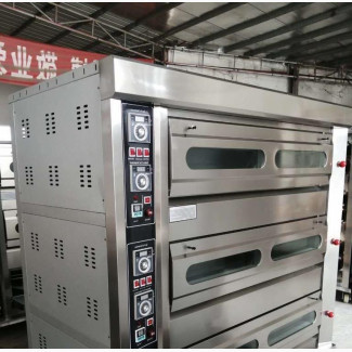 Commercial 3 Decks 9 Trays Gas Oven - Brand New