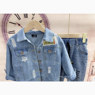 3pcs Boys Denim Set