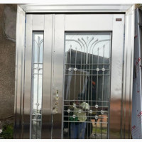 Standard Security Stainless Glass Door