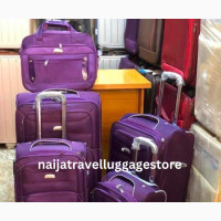 Set of 5 Travel Luggage. 4 Tyres. Trolley. Good Zips