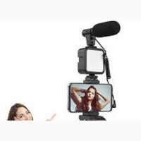 AY-49 Vlogging Tripod Kit for Video Making and Live Broadcast