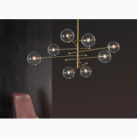 Nordic Glass Ball Led Ceiling Chandelier for Livin