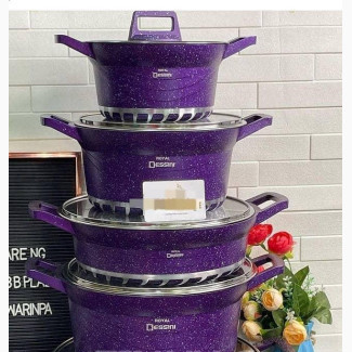 10pcs Royal Dessini Mable Coating Pot
