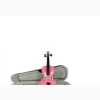4/4 Full Size Violin With Shoulder Rest and Stand-Pink